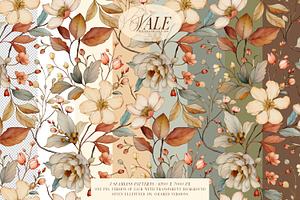 Floral Illustration & Pattern Kit