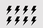 A bold set of lightning bolt icons, an Illustration by Amazin_art (Thumbnail 12 of 13)