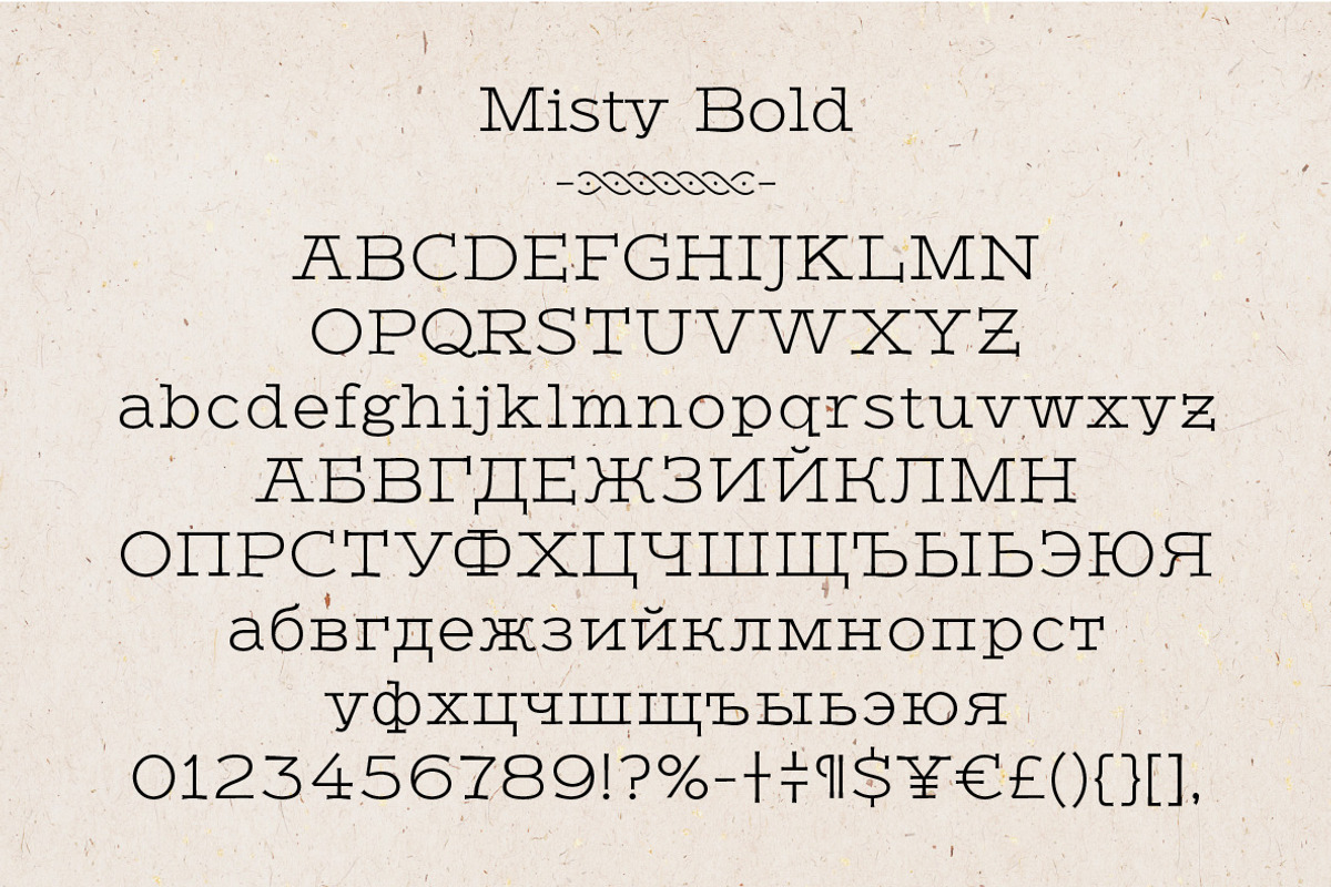 Misty Bold, a Serif Font by Gaslight (Photo 3 of 6)