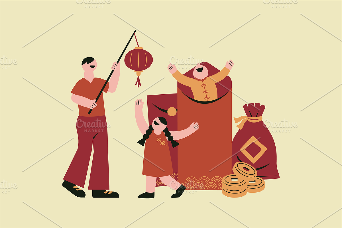 Chinese New Year Illustration, a Seasonal Illustration by Jump Studio (Photo 5 of 10)