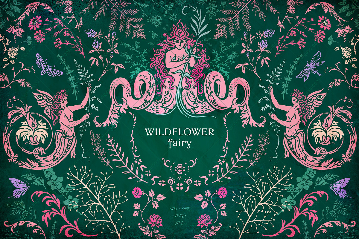 Wildflower fairy. Magic of Nature, a Decorative Illustration by OlgaSoi007 (Photo 1 of 10)