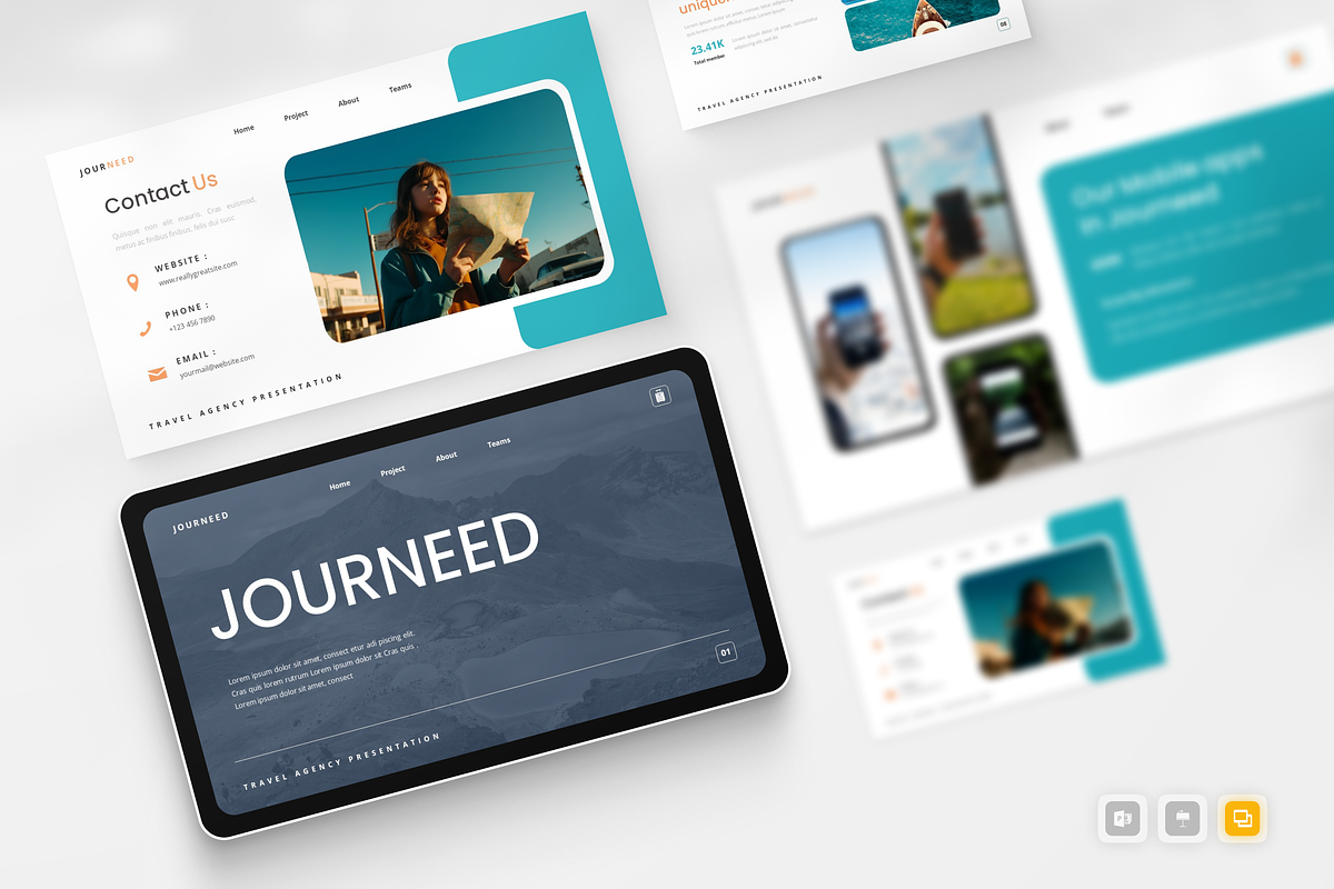 Travel Agency Google Slide, a Presentation Template by Annora Studio (Photo 1 of 5)