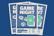 Game Night Flyer, a Flyer Template by Gumico Studio. (Thumbnail 2 of 3)