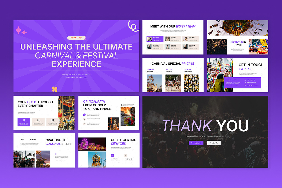 Carnival and Festival Keynote, a Presentation Template by Antstheme (Photo 3 of 4)