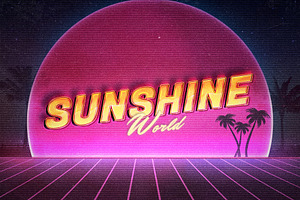 Back To The 80s Retro Text Effects