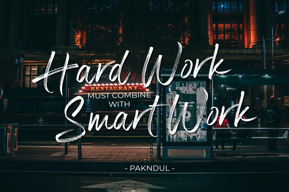 Panterick Handwritten Font preview 2