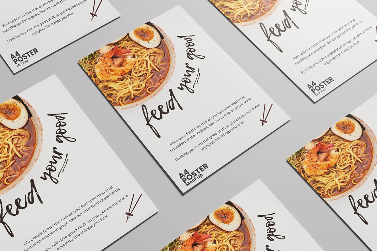 A4 Poster Mockup, a Print Template by Indah (Photo 6 of 7)