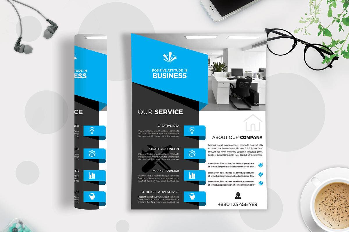 50+ Business Flyers Bundle, a Flyer Template by Imagine Design Studio (Photo 30 of 52)
