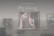 Art Gallery Clipart, Museum Ink Set, an Object Illustration by The October Creative (Thumbnail 8 of 13)
