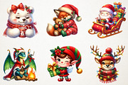 Christmas Characters Png, an Illustration by RobertsArt (Thumbnail 6 of 7)
