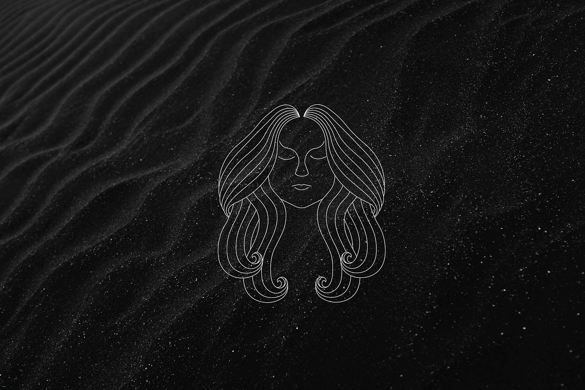 hair brave logo minimalist, a Branding & Logo Template by Mariyana (Photo 1 of 5)