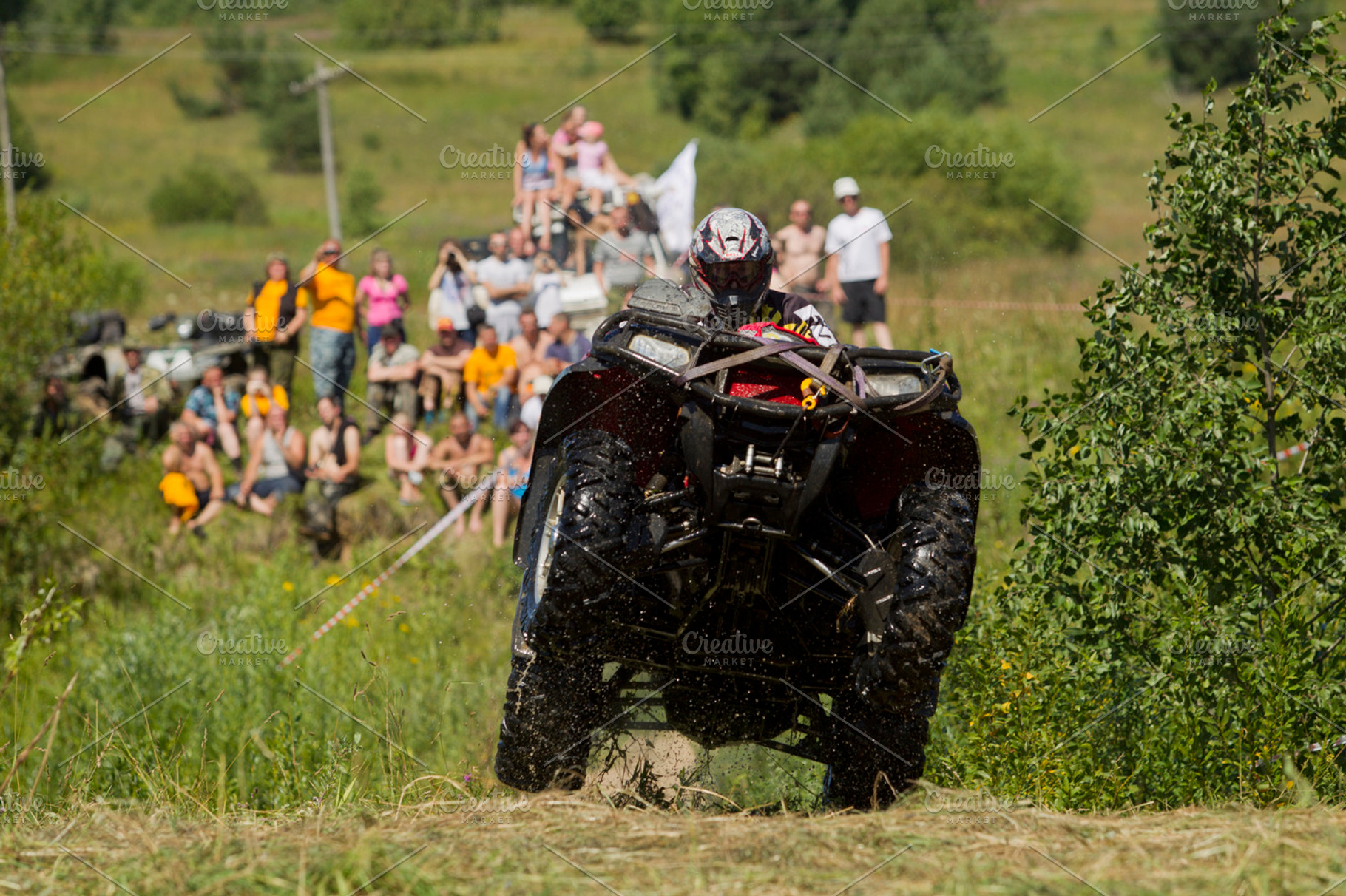 Competition atv containing quad, atv, and race