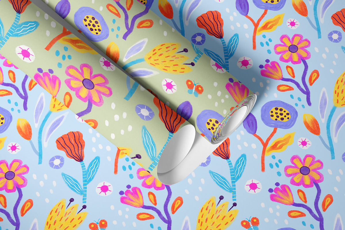 Floral Burst - Seamless Pattern, a Pattern Graphic by Alona Savchuk (Photo 5 of 12)