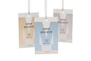 Clothes label tag blank white mockup, an Advertising Mockup by Olha Klein (Thumbnail 1 of 3)