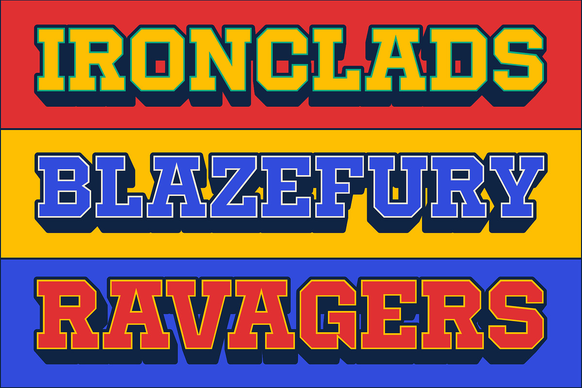 Native Baseball - Font Duo, a Slab Serif Font by The Native Saint Club (Photo 4 of 16)