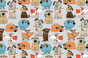 Cute dogs, a Pattern Graphic by ianakauri (Thumbnail 5 of 6)