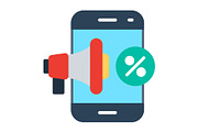 Smartphone Flat Icon, a Duotone Icon by Pexelpy (Thumbnail 1 of 2)
