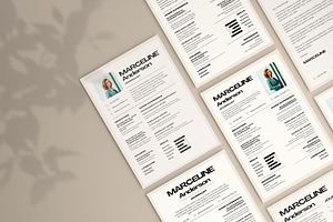 Minimal CV & Cover Letter Templates