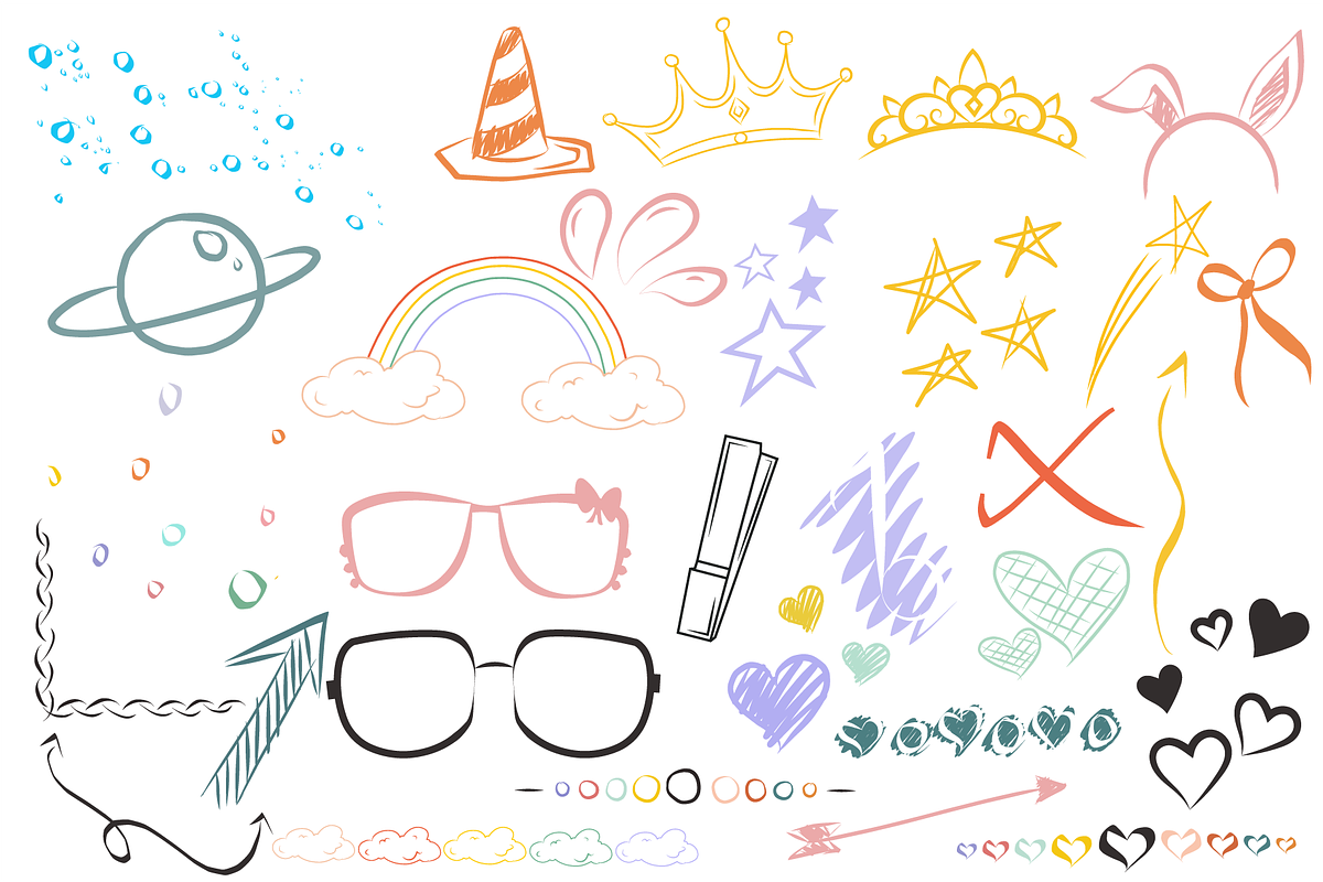 Scribble & Doodle Magic Icons