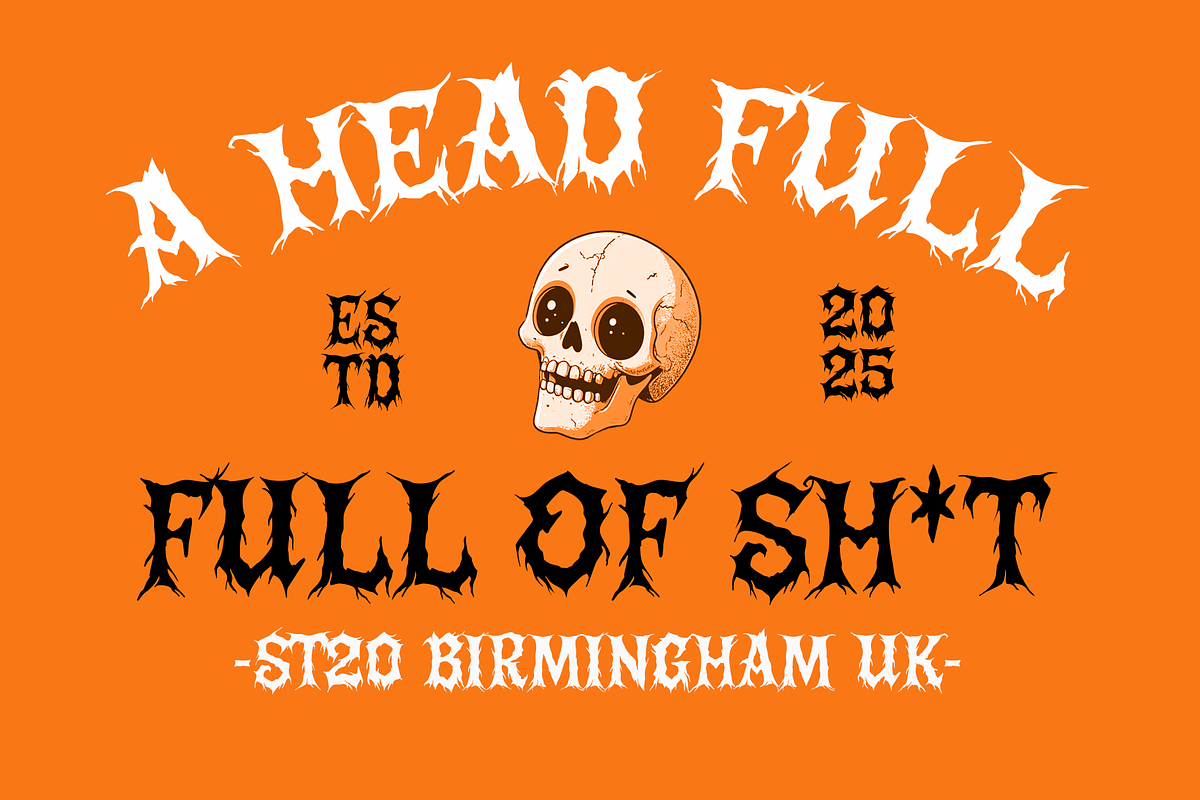 Spooky Party Club | Halloween Horror, a Blackletter Font by Jolicia Type (Photo 12 of 14)