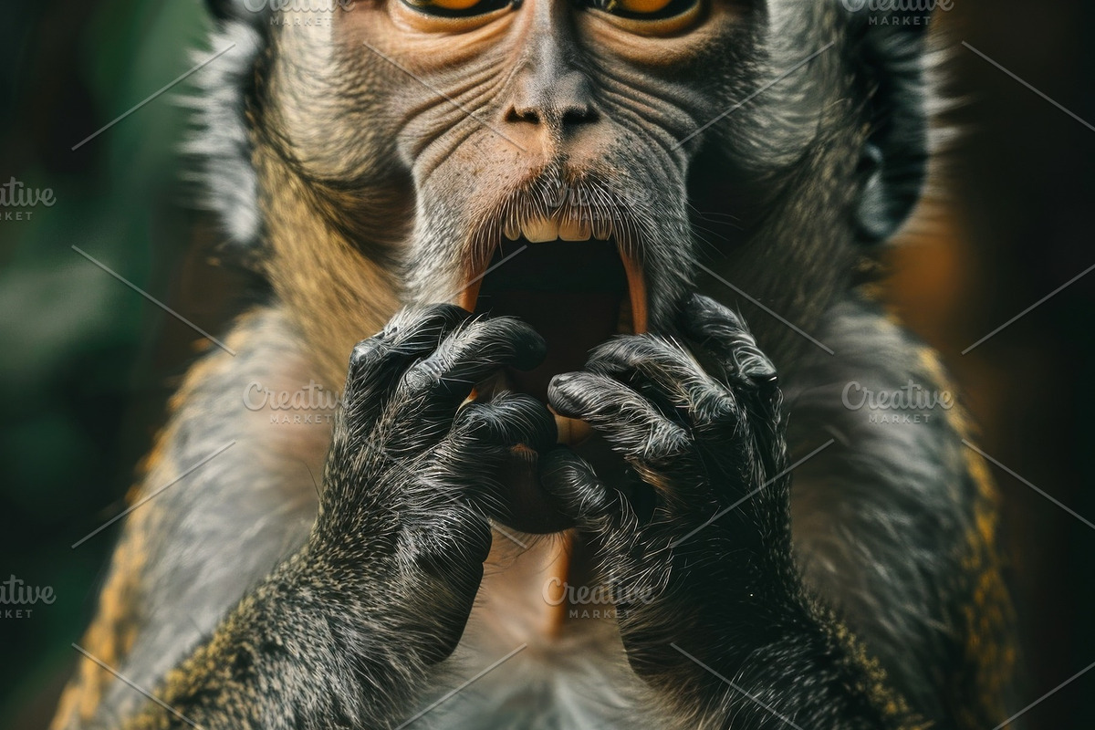 236 surprised animals, an Animal Photo by Handmadefont (Photo 99 of 241)