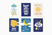 Sweet dreams cards set, a Decorative Illustration by Good Studio (Thumbnail 4 of 9)