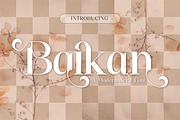 Baikan, a Serif Font by Rishsketch (Thumbnail 1 of 13)