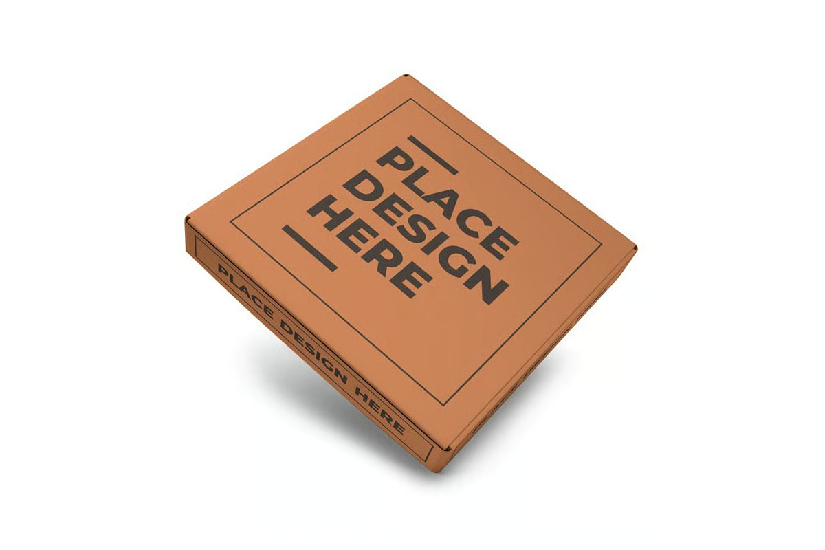 Pizza Box Packaging Mockup Template, a Packaging Mockup by DesignRushMarket (Photo 3 of 11)