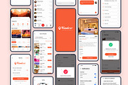 Wanderer Travel App UI Kit, an UI Kit Template by piyush608 (Thumbnail 2 of 7)