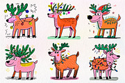 Christmas Reindeer Clipart Png, an Illustration by Dream Creation (Thumbnail 6 of 7)