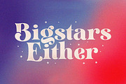 Bigstars Either, a Serif Font by INKSUN™ (Thumbnail 1 of 6)
