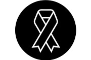 Black Awareness Ribbon Icon Set, a Healthcare Illustration by Artivon (Thumbnail 48 of 51)
