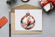 Modern Christmas Baubles Clipart, an Illustration by RobertsArt (Thumbnail 3 of 7)