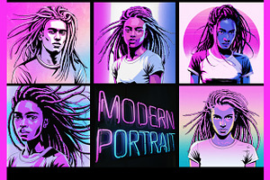 Modern Portrait Art