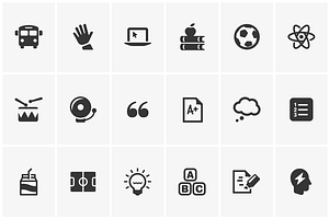 Mono Icons: Education