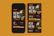 New Menu Launch Flyer, a Flyer Template by graphicook (Thumbnail 3 of 3)