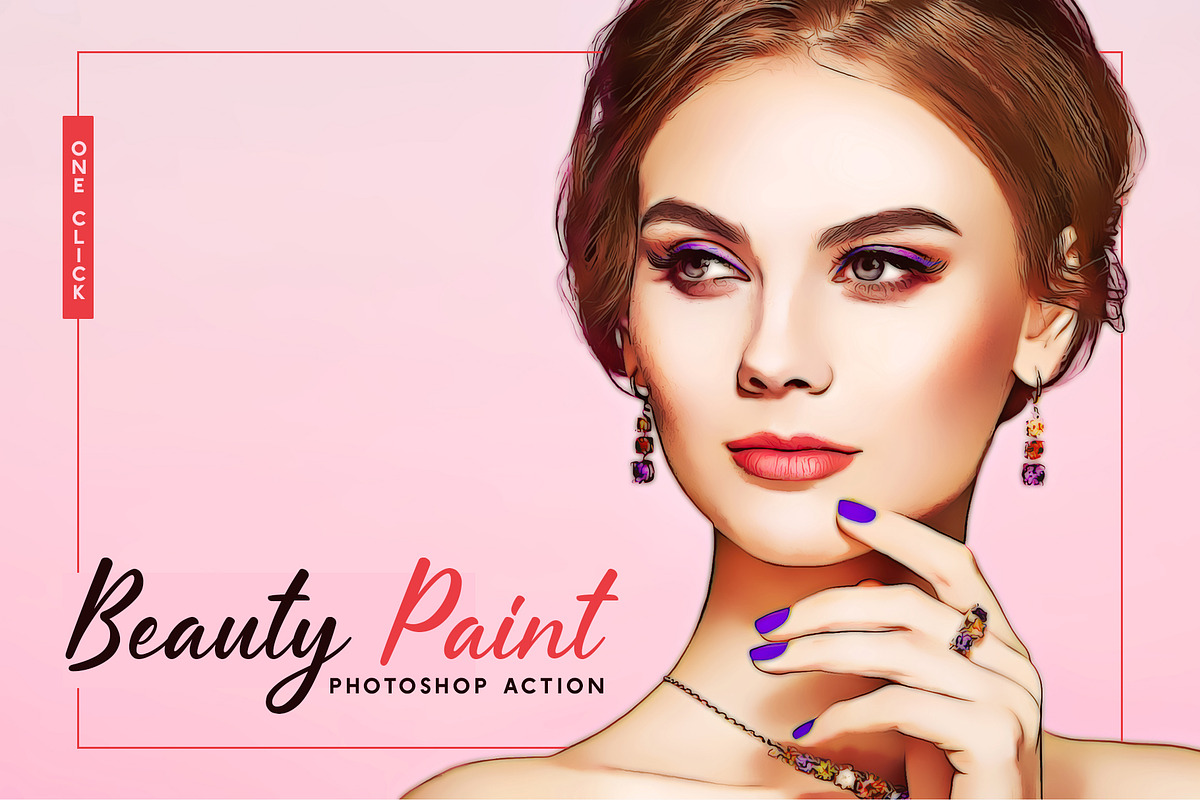 Beauty Paint Photoshop Action, an Action Add-On by Effect-Hub (Photo 7 of 7)