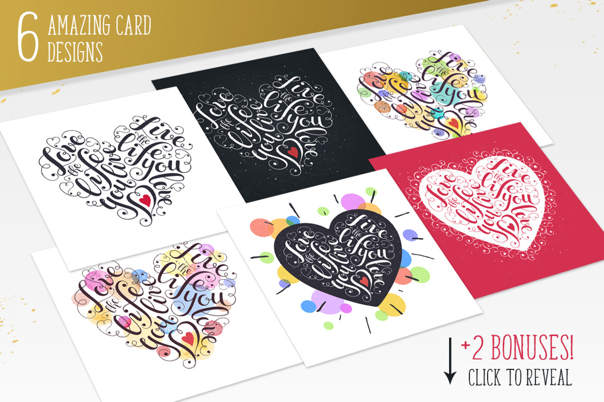 Inspirational Heart Quote (+Bonus), an Object Graphic by Olly Molly (Photo 5 of 5)