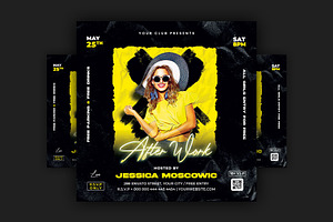 After Work Night Club Flyer