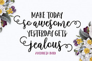 Anindita Script, a Script Font by Areatype (Thumbnail 8 of 10)