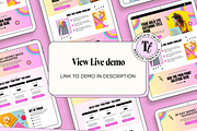 Colorful Wix Studio Sales Page, a Wix Template by Template Twist Shop (Thumbnail 3 of 10)