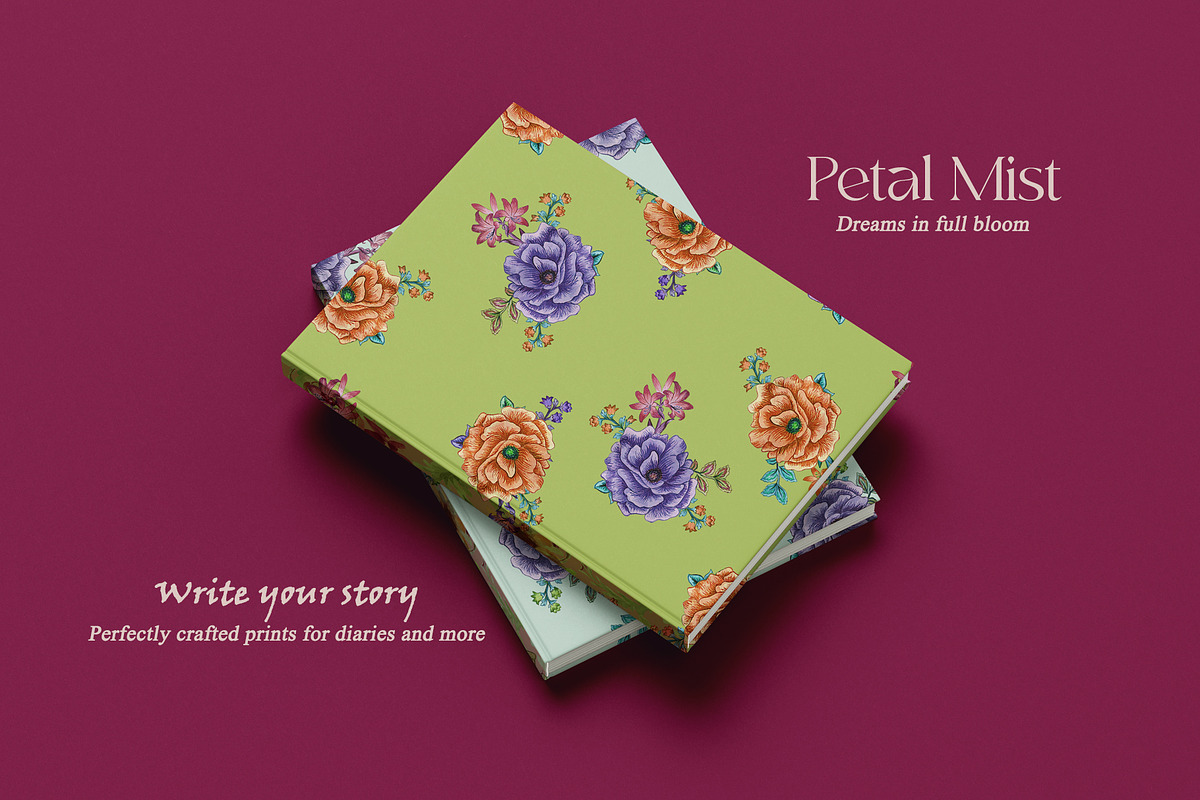 Petal Mist Pattern & Motifs, a Pattern Graphic by GND ART STUDIO (Photo 4 of 8)