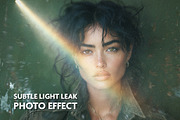 Subtle Light Leak Photo Effect, a Brushes & More by studiogstock (Thumbnail 1 of 2)