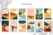 24 Landscape Postcards, a Decorative Illustration by Dedraw Studio (Thumbnail 3 of 10)