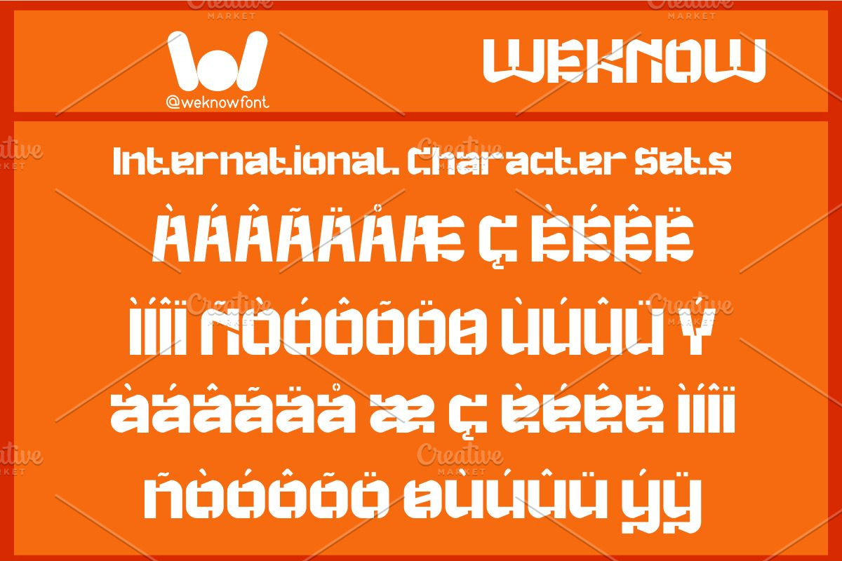 Action Movie font, a Font by weknow (Photo 7 of 8)