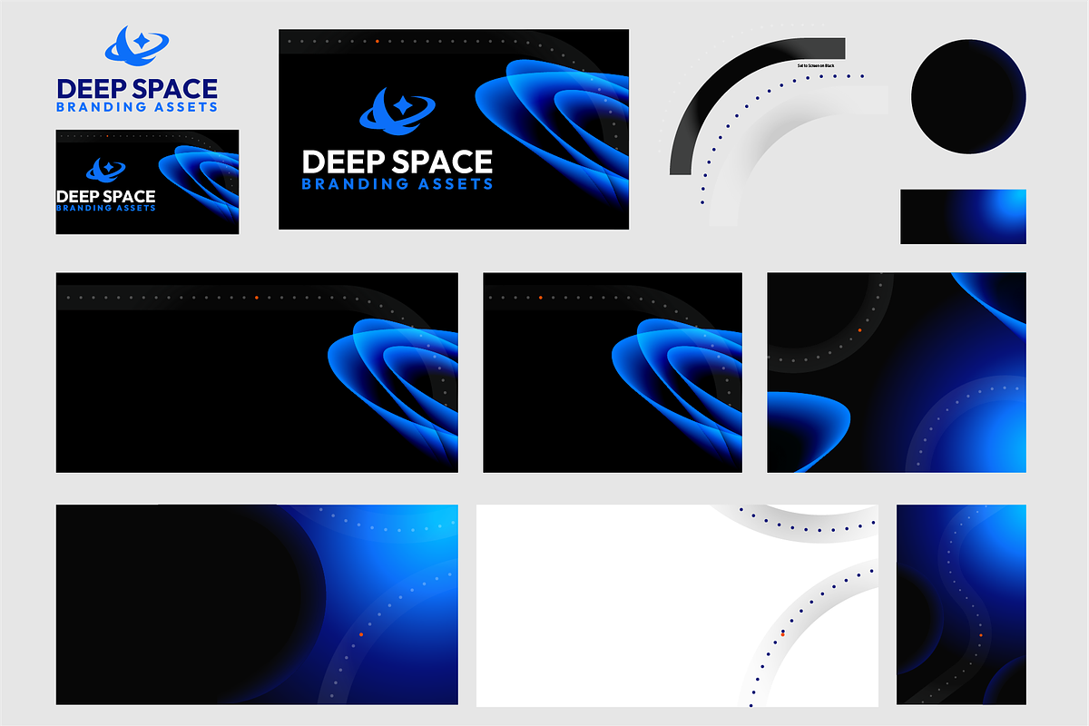 Deep Space – Tech Startup Brand Kit, a Marketing Template by Preyer Design (Photo 8 of 8)