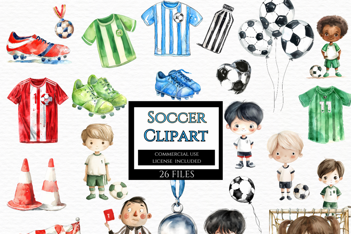 Watercolor football jersey clipart, a Sport Illustration by Invite to Clipart (Photo 1 of 6)