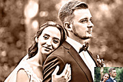 Romantic Wedding Oil & Sketch, an Action Add-On by Studio Retouch (Thumbnail 5 of 13)