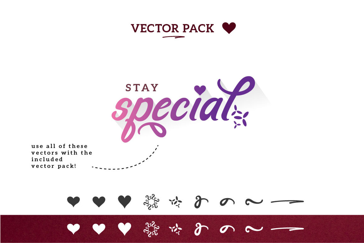 hello love - script font (+bonus) preview 4