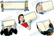 RTRO Blank Signs 1, a Person Illustration by RTRO Stock (Thumbnail 4 of 5)